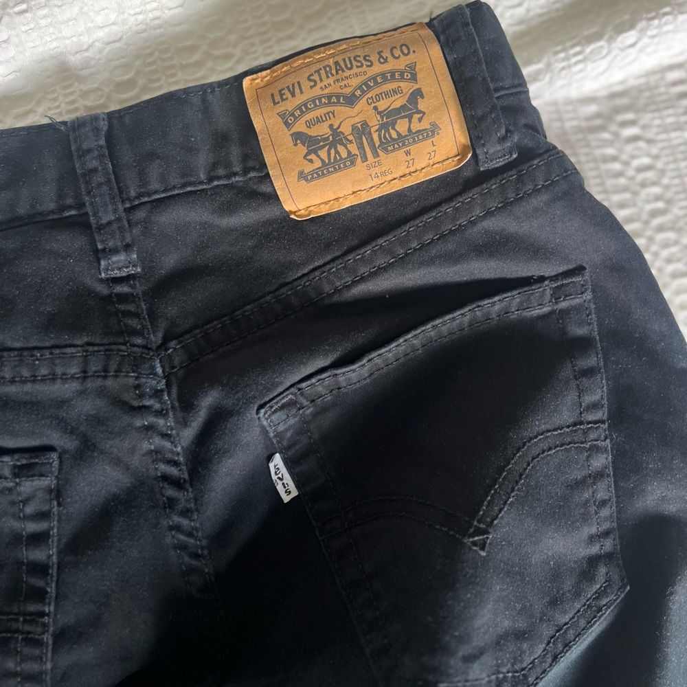 Levi's Black Denim Jeans